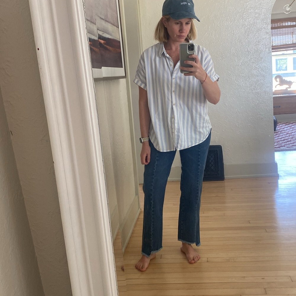 Mango Frayed straight jeans - Picture 6 of 6